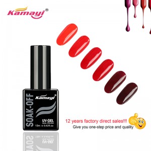 Kamayi  2019 new cheap professional nail polish soak decolorizing Uv gel nail polish