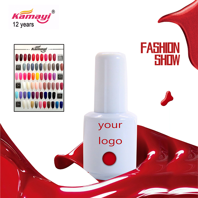 Kamayi soak off 8ml color gel nail art cheap high quality canny soak off nail supply 60 colors led nail gel polish