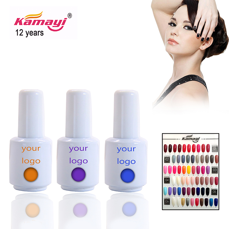 Kamayi factory lowest price nail polish base coat neon color soak off nail gel polish new nails led uv gel 60 color