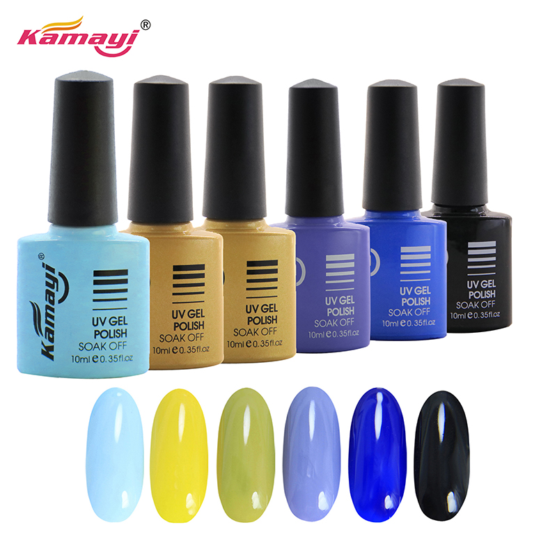 Kamayi sunlight one step gel nail polish uv led soak off fast dry 8ml polish uv gel nails supply custom label