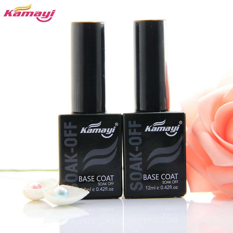 Kamayi topcoat and base coat nail salon design quality factory price soak off uv led nail gel polish top coat finish gel